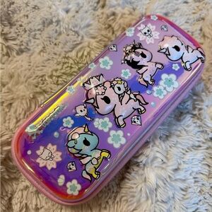 tokidoki holographic unicorno pencil case